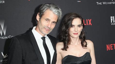 winona ryder cleavage|Winona Ryder with silver fox beau Scott Mackinlay Hahn